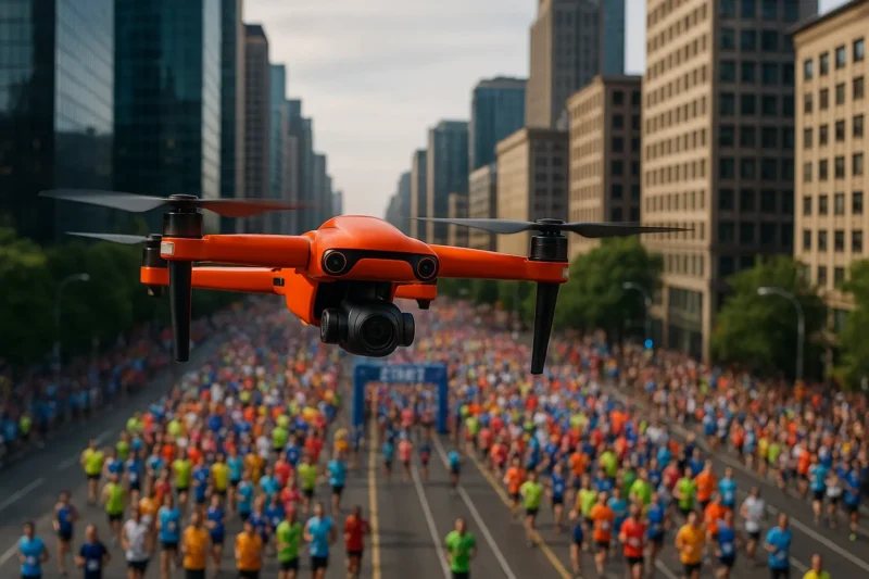 Drone Profesional untuk Event Olahraga: Perspektif Baru Dokumentasi Dinamis 1 sewa drone event running autel